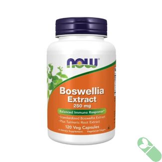 NOW Boswellia Extract 250mg Balanced Immune Response Support 120 Caps