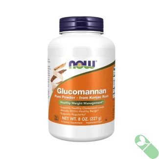 NOW Glucomannan Pure Powder 8 Oz Weight Management Supplement