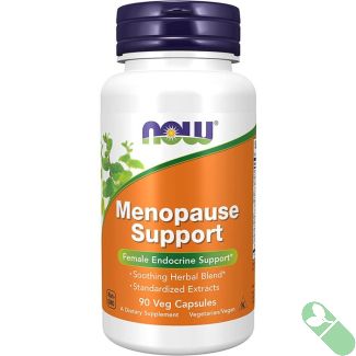 now foods menopause support ingredients list side label


