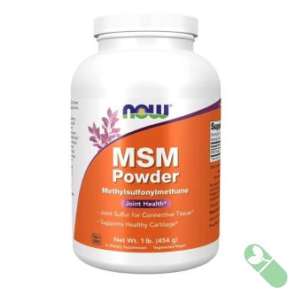 now-msm-powder-1lb-bottle – Full container of NOW MSM Powder

