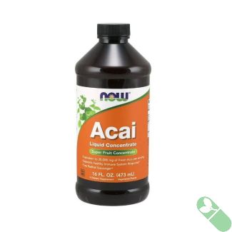 NOW Super Fruit Acai Liquid Concentrate 16 Oz