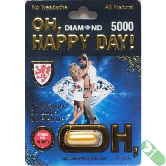 Oh Happy Day Diamond 15000 Pill Men Libido Enhancer 1 Capsule