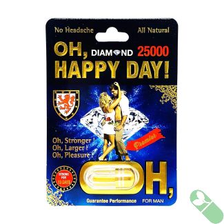 Oh Happy Day 25000 Diamond Male Enhancement Pill