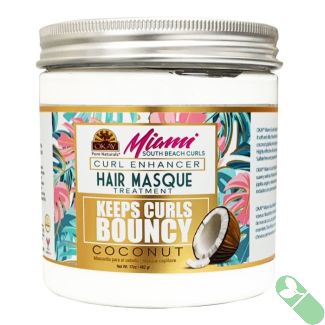 OKAY Miami South Beach Curls Enhancer Hair Masque Treatment 17oz/482ml