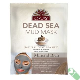 OKAY Pure Naturals Dead Sea Mud Mask Mineral Rich Mud 1.5oz / 44ml