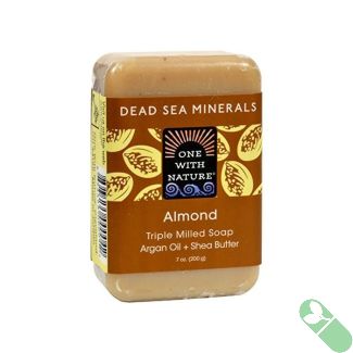 One With Nature Almond Soap Bar Dead Sea Minerals 7 Oz Argan Oil