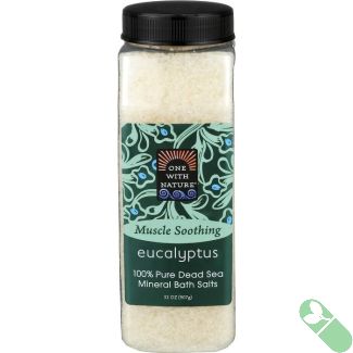 One With Nature Pure Dead Sea Mineral Bath Salts 32 Oz Essential Oils