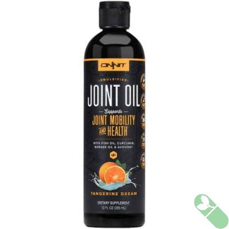 Onnit Emulsified Joint Oil Tangerine Flavored 12oz Fish Oil Based