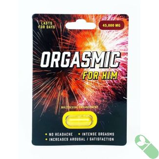 Orgasmic 45000mg Natural Formula Male Sexual Enhancement Gold Pill
