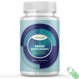 Phytoral Mind Supplement Brain Booster Supplement 60 Caps