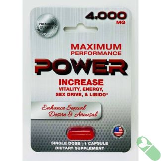 Power 4000 Mg Dietary Male Sexual Supplement Red Pill