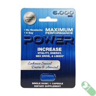 Experience long-lasting sexual enhancement with 5000mg Power Pills, a natural vitality and libido booster.