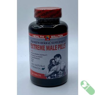 Premium Herbal Extreme Male 2 Bottles 120 Pills Health Solution