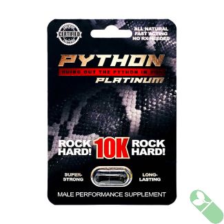 Python Platinum Long-Lasting Male Sexual Enhancer Pill