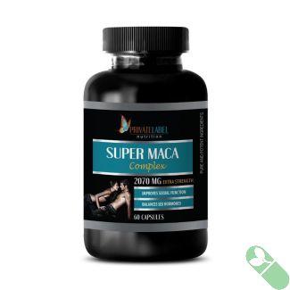 Private Label Nutrition Super Maca Complex 2070mg Extra Strength – 60 Capsules