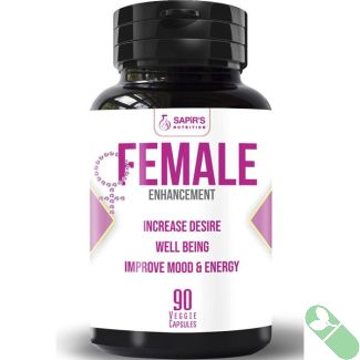 Female enhancement capsules promoting blood circulation and energy by Sapirs Nutrition

