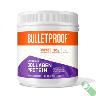 Back label of Bulletproof Keto Friendly Collagen Protein Powder – Chocolate 42.3 oz
