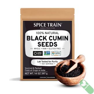 SPICE TRAIN Whole Black Cumin Seeds Pack