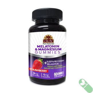 Strawberry Melatonin & Magnesium Sleep Support Gummies