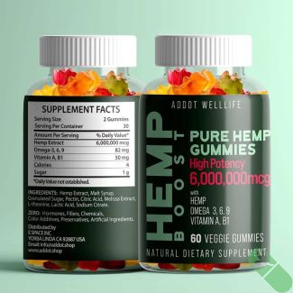 Addot WellLife Hemp Gummies vegan non-GMO certifications – clean label formula for stress relief and daily support