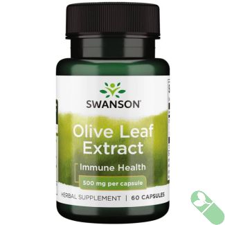 Swanson Olive Leaf Extract Immune Health Support 500mg 60 Caps