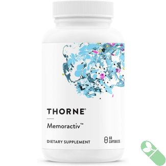 Thorne Memoractiv Nootropic Brain Supplement 60 Caps