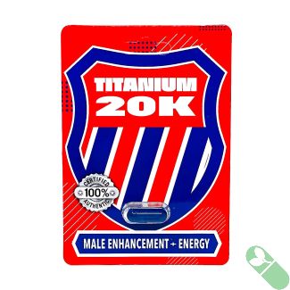 Titanium 20K Male Energy Enhancer Pill