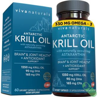 Astaxanthin antioxidant content in Viva Naturals Antarctic Krill Oil

