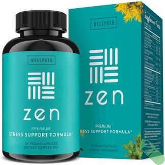 Wellpath Zen Stress Relief Formula Supplement 60 Vegan Gummies
