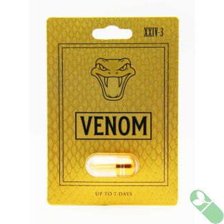 Venom XXIV-3 Male Enhancement Capsules 1000mg Proprietary Blend - 24 Dose Supply