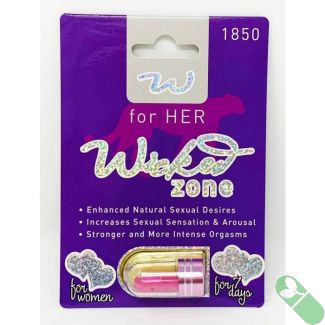 Wicked Zone 1850 For Her Libido Natural Enhancement Pill