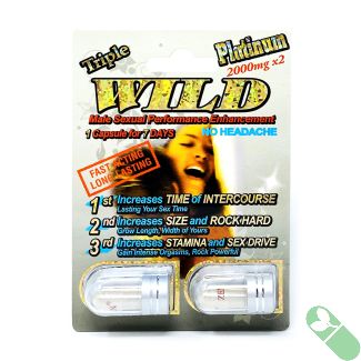 Triple WILD Platinum Double pill 7-Days Male Enhancement
