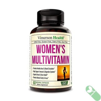 Vimerson Health Women's Multivitamin designed to support the complex needs of women's health, including heart and bone wellness.