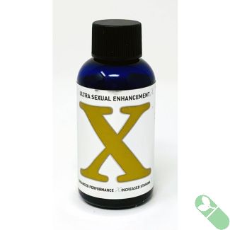 "2oz bottle of X Platinum 18K fast-acting male enhancement shot"

