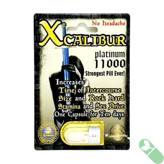 Xcalibur 11000 Platinum Male Enhancement Pill for unparalleled sexual stamina and lasting effects.