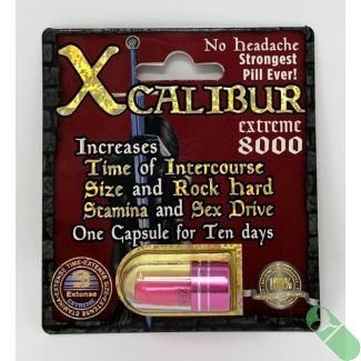 Xcalibur Extreme 8000 Male Sexual Performance Enhancement Pill