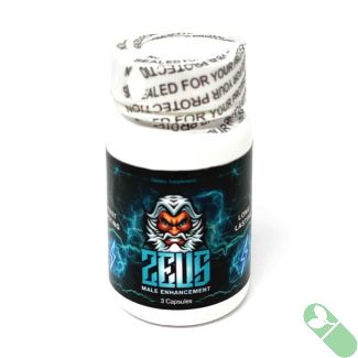 Zeus Male Enhancement Formula Long-Lasting Energy 3 Caps