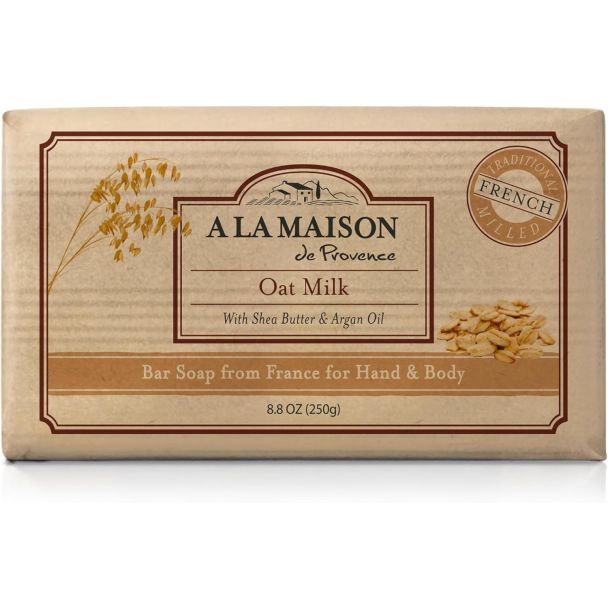 A La Maison Oat Milk moisturizing soap bar 8.8 oz for soft, nourished, and clean skin