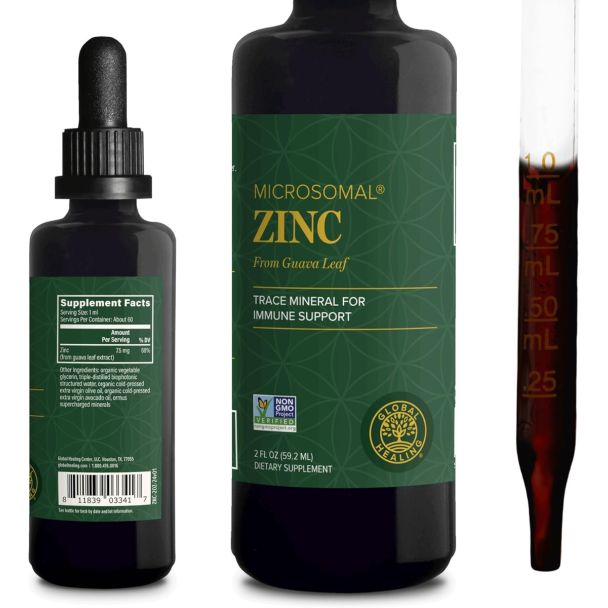 Global Healing Center Organic Immunity supplement featuring plant-based ingredients for immune health routine