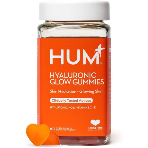 HUM skin care gummy vitamins with amla-derived vitamin C and antioxidant vitamin E