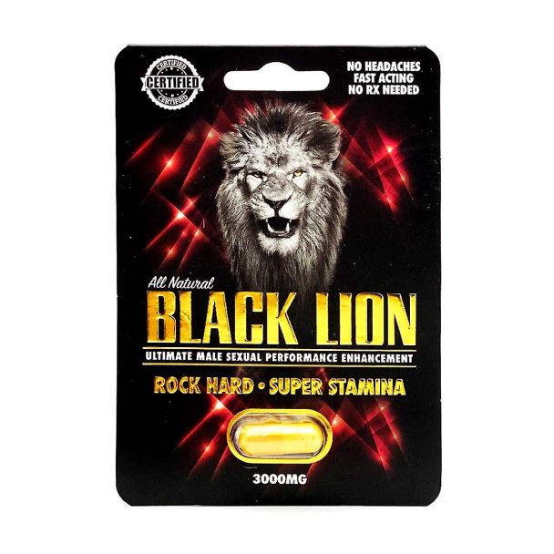 Experience unparalleled vitality with Black Lion Male Enhancement, a potent 3000mg natural formula for superior sexual performance.