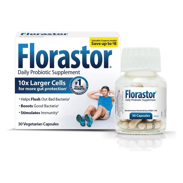 Florastor Daily Probiotic for Enhanced Digestive and Immune Health