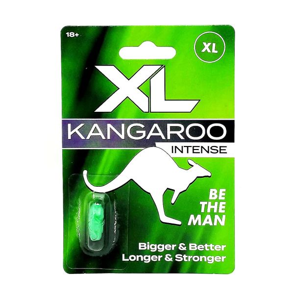 Kangaroo Intense XL Male Enhancement pill for longer and stronger performance, boosts sexual health and energy.