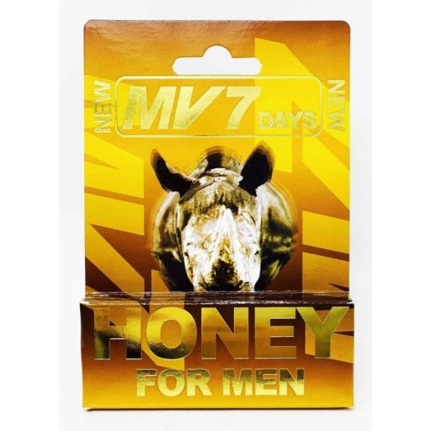 Natural formula claims on MV7 Days Male Sexual Enhancement packaging