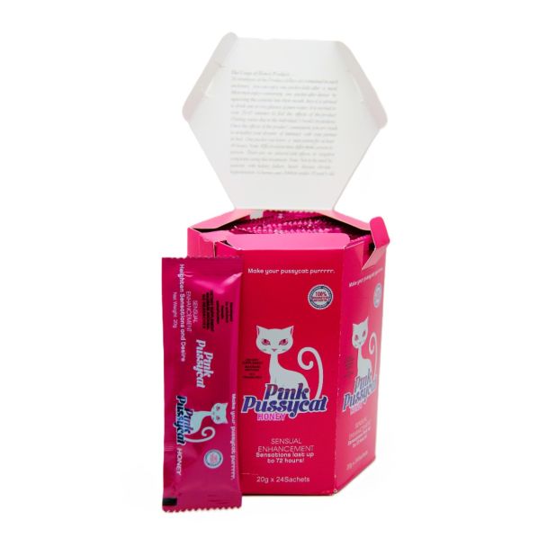 Pink Pussycat Honey single 20 g honey dietary supplement sachet