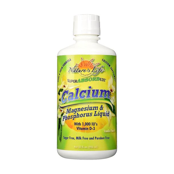 Super Absorb Calcium Magnesium & D-3 Liquid supports comprehensive bone and tooth health with essential minerals and vitamins.