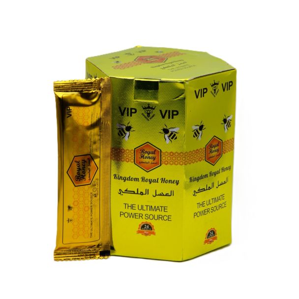 VIP Kingdom Royal Honey 24 sachets retail packaging