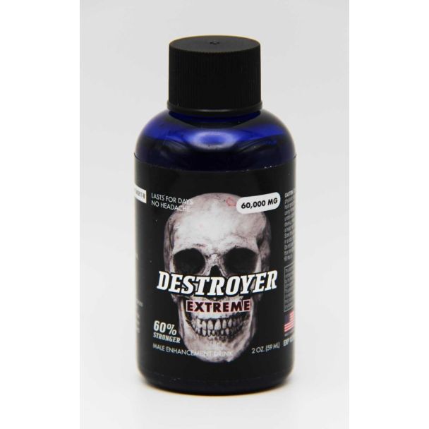 Destroyer Extreme male enhancement drink bottle front view