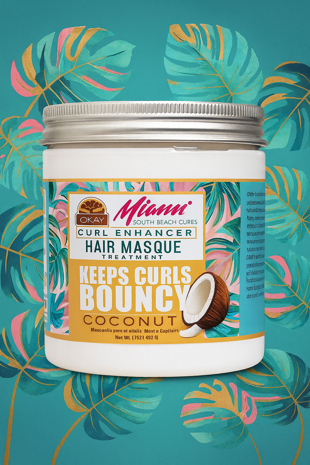 OKAY Miami South Beach Curls Coconut Hair Masque Review — 17oz of Deep Moisture for Defined Curls
