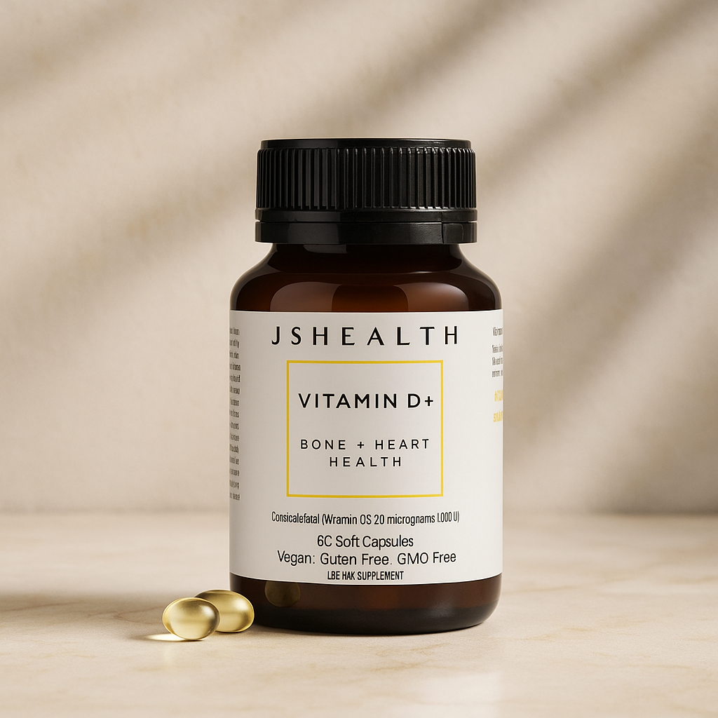 JSHealth Vitamin D Formula: Bone & Heart Health Support in Every Capsule